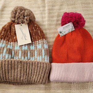 Universal Thread Women's Winter Hat Set Of 2 Fall Winter